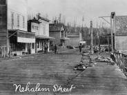 Nehalem Street in Historic Nehalem, Oregon