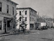 Portion of Main Street with Post Office in Nehalem Oregon, 1929