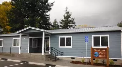 Nehalem, Oregon City Hall Sign